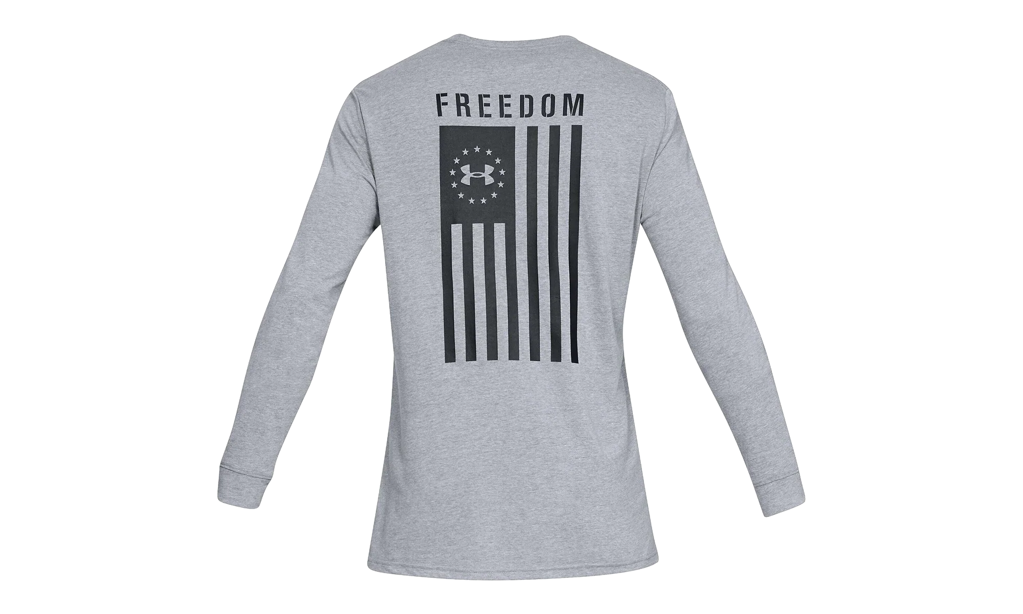 Freedom Flag Long Sleeve Tee "Steel Light Heather / Black" 1333369 035