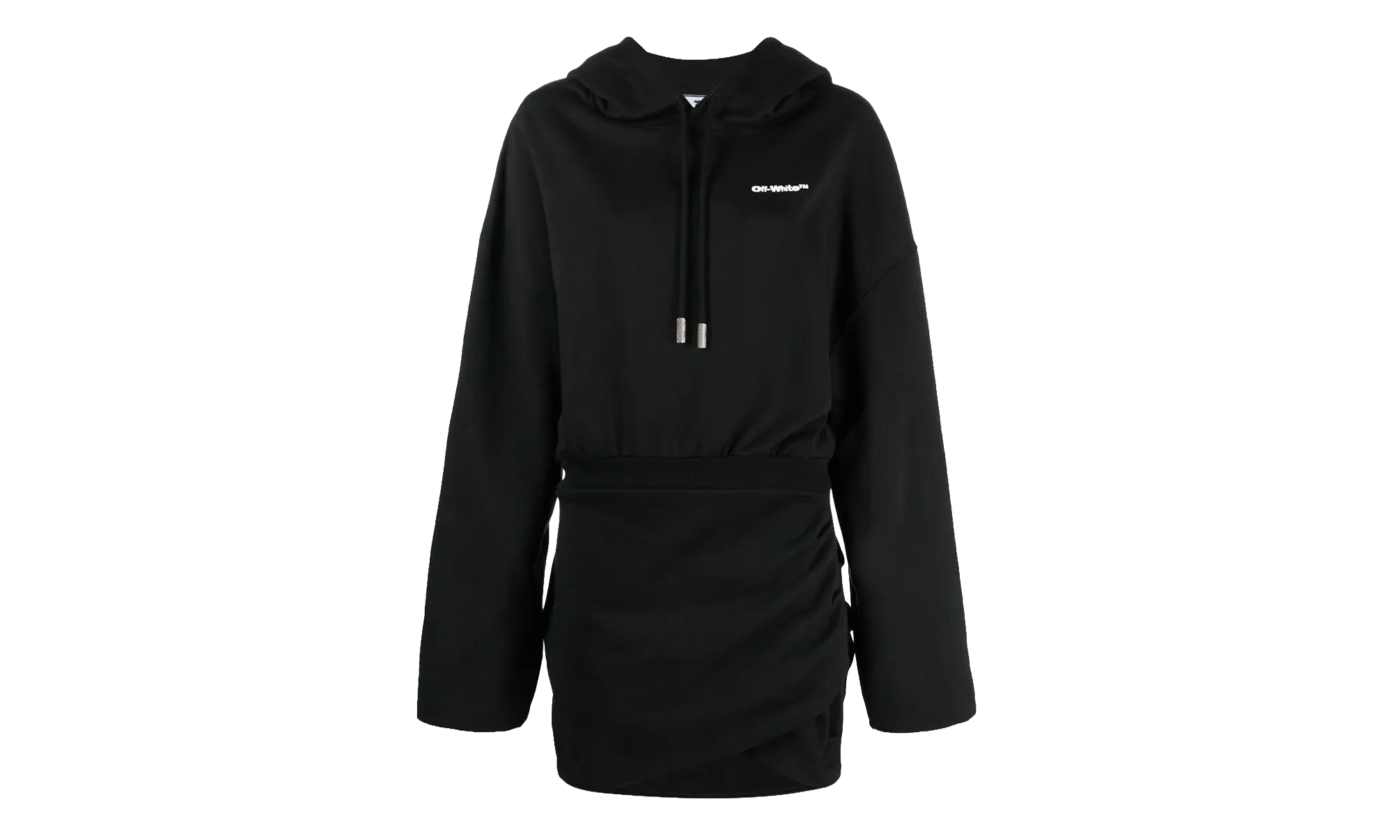 For All Hooded Sweatdress WMNS "Black" OWDB423C99JER0011001