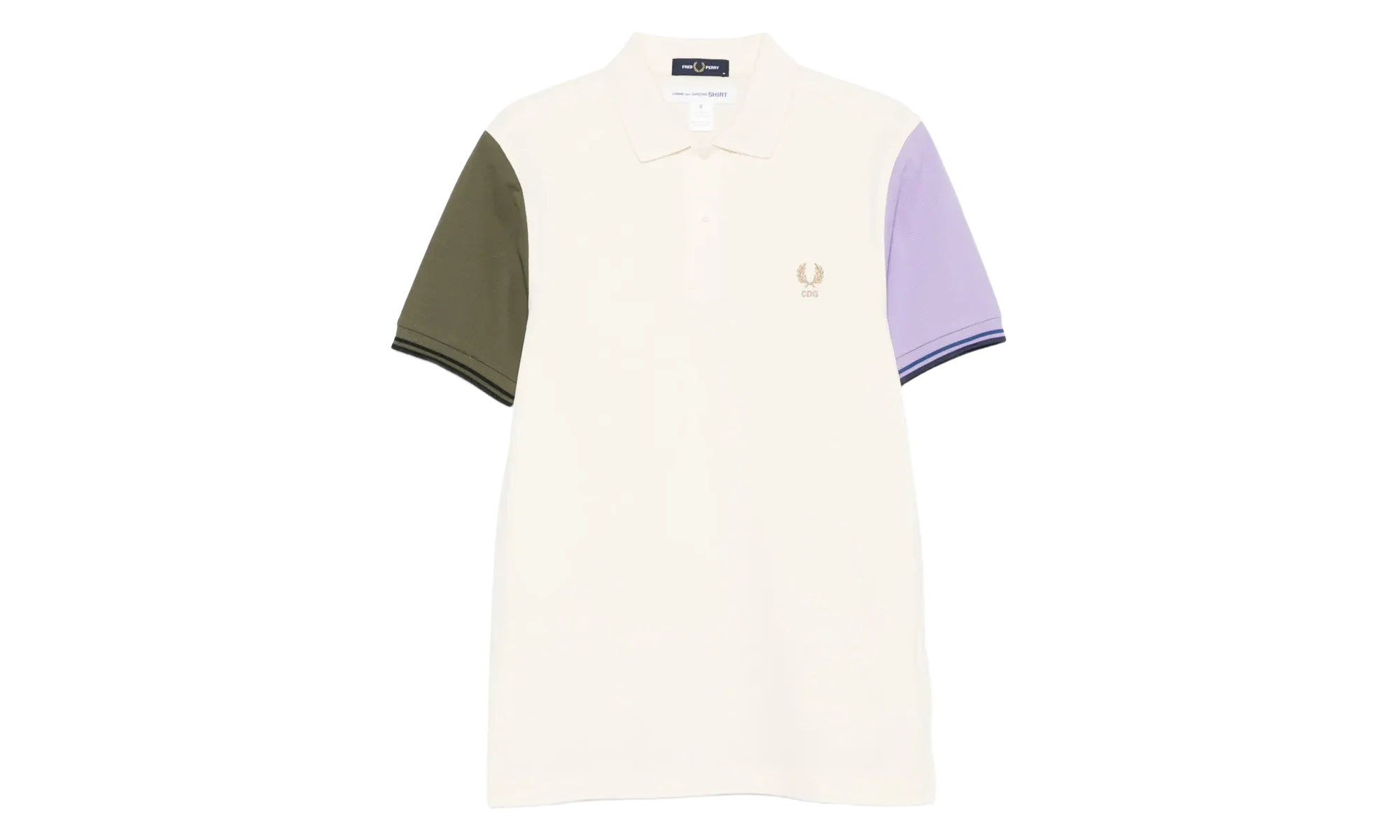 Color Blocked Polo "White" FP T504 051