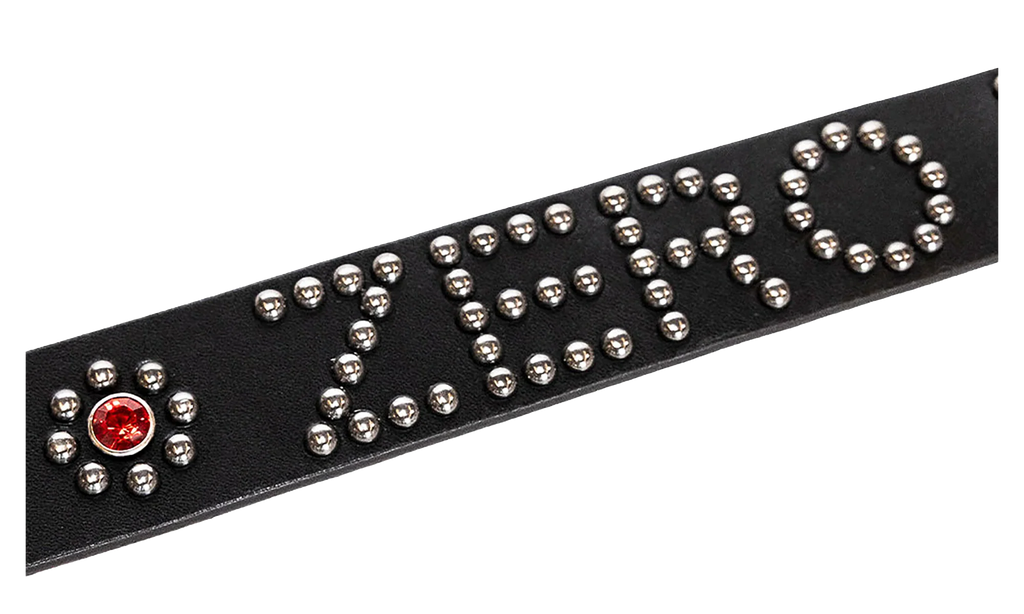 Studded Belt "Zero - Black" P26SPZ017 BLK