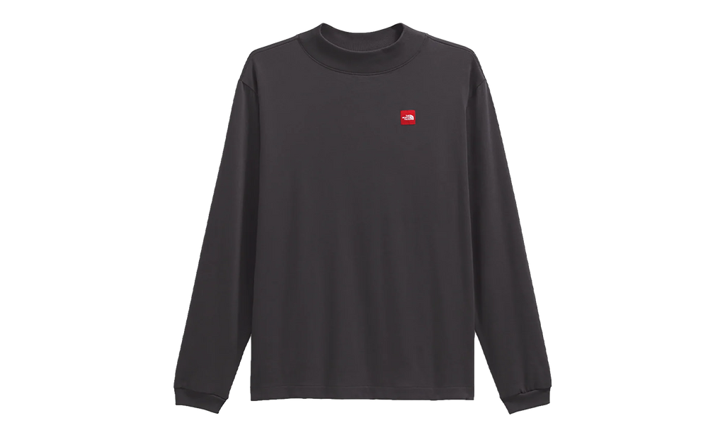 Red Box Long-Sleeve Tee "Obsidian" NF0A8EG4 0SA