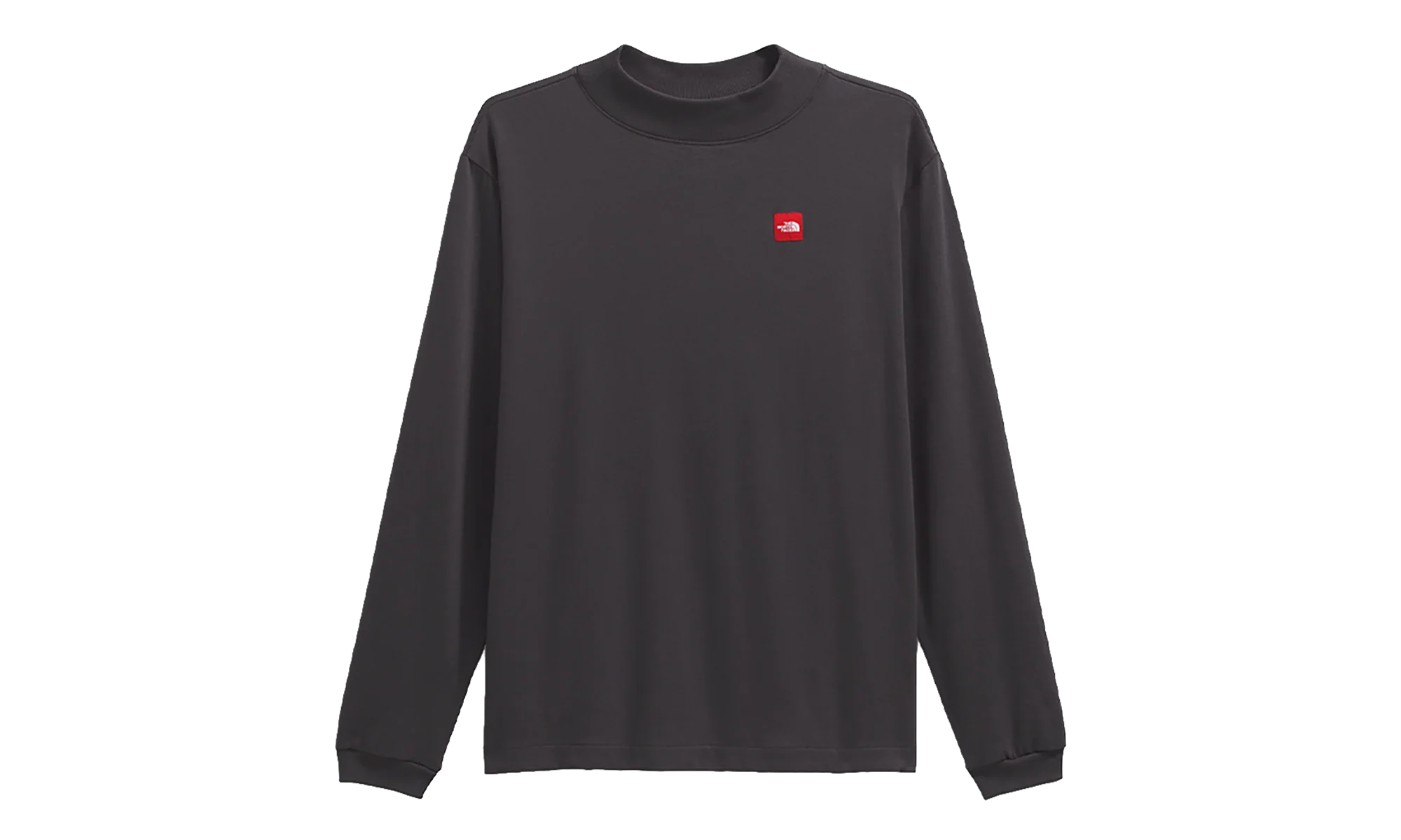 Red Box Long-Sleeve Tee "Obsidian" NF0A8EG4 0SA