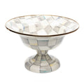Sterling Check Large Compote by MacKenzie-Childs