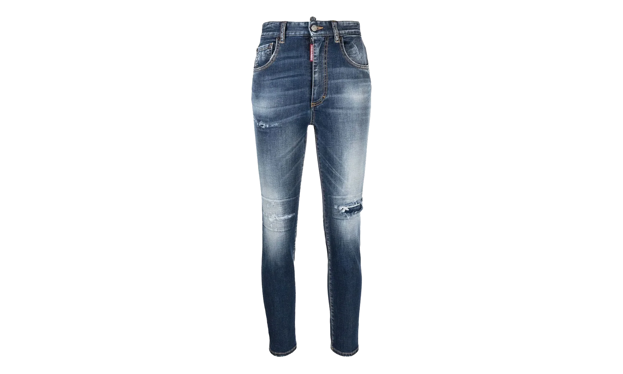 Dark Wash High Waist Cropped Twiggy Jeans WMNS "Denim" S75LB0746S30685470