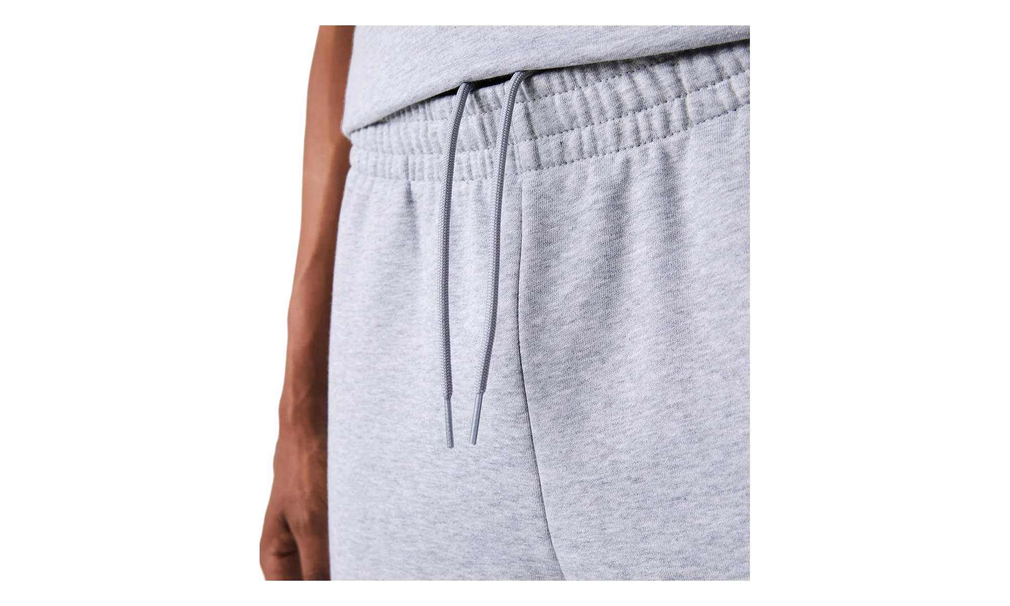 Signature Striped Colorblock Fleece Pants "Grey Chine / Black / White" XH7066 51 SJ1