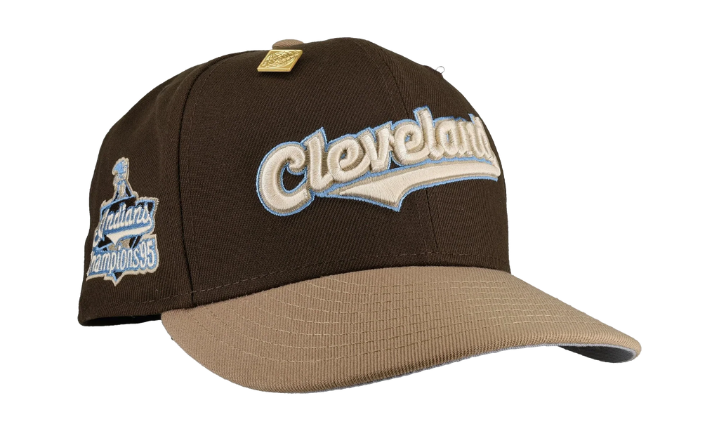59FIFTY Cleveland Indians 1995 Champions Fitted Hat "Walnut / Tan" 123451300785