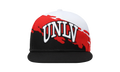 NCAA Paintbrush Snapback Cap "UNLV Rebels - White / Black" HHSS3302 LVEYYPPPWHBK