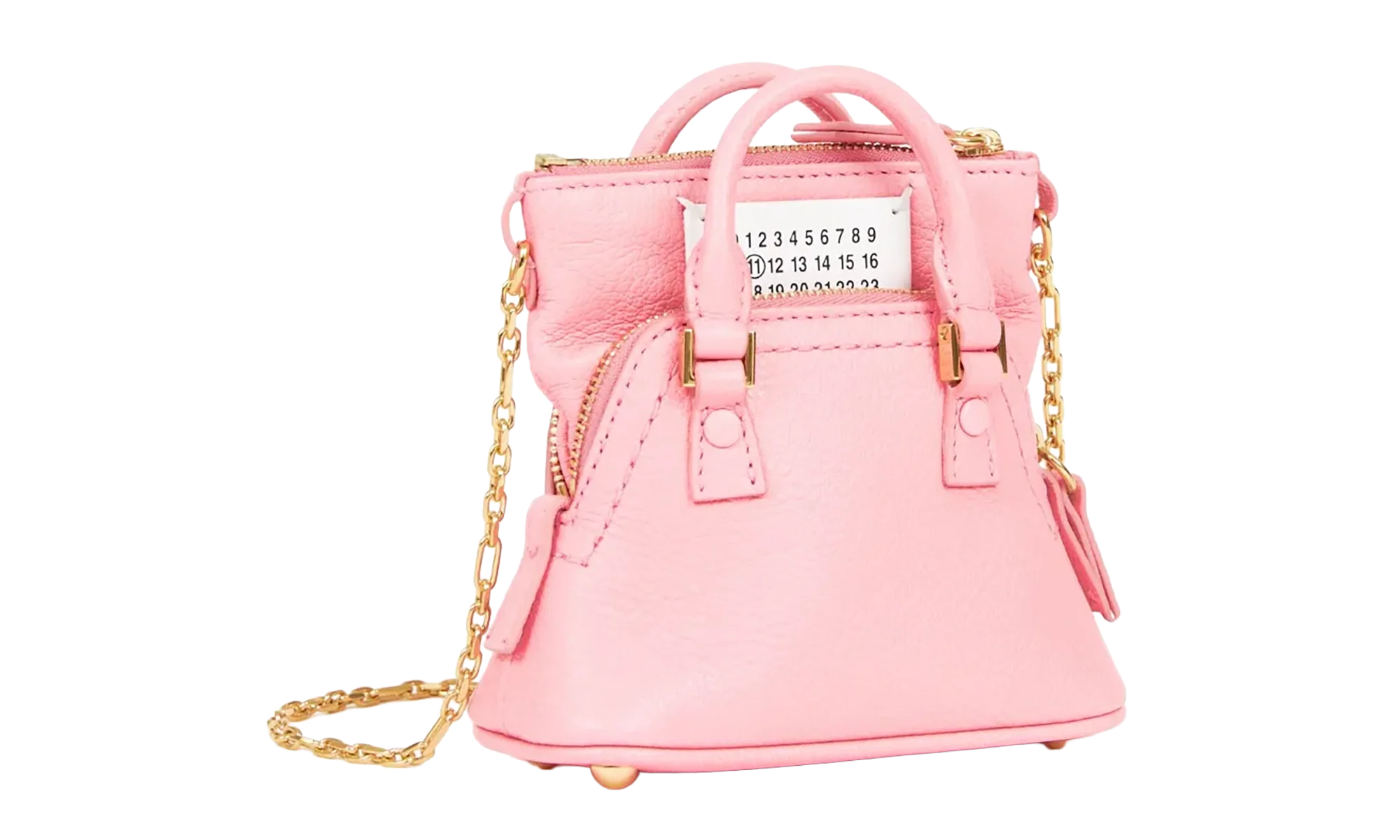 5AC Classique Baby Leather Crossbody Bag "Peony Pink" SB1WG0022P5348T4291