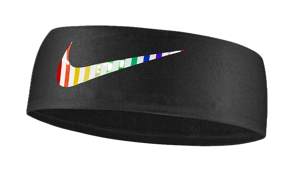 LOGO PRINTED FURY HEADBAND "Black / Pimento / Turf Orange" N.100.2054.018