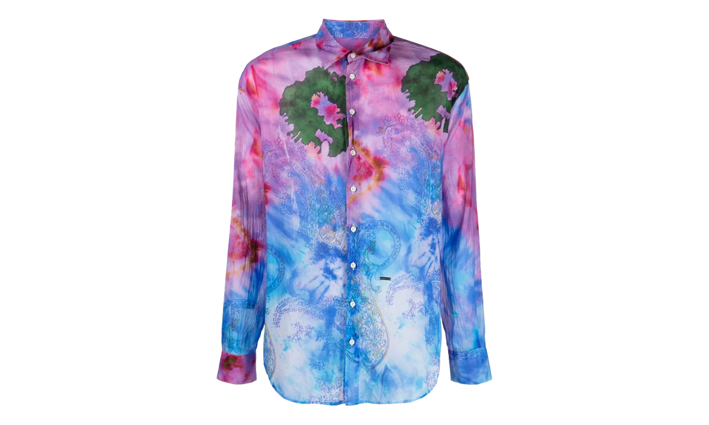 Azure Patterned Shirt "Multicolor" S71DM0614S76674002S