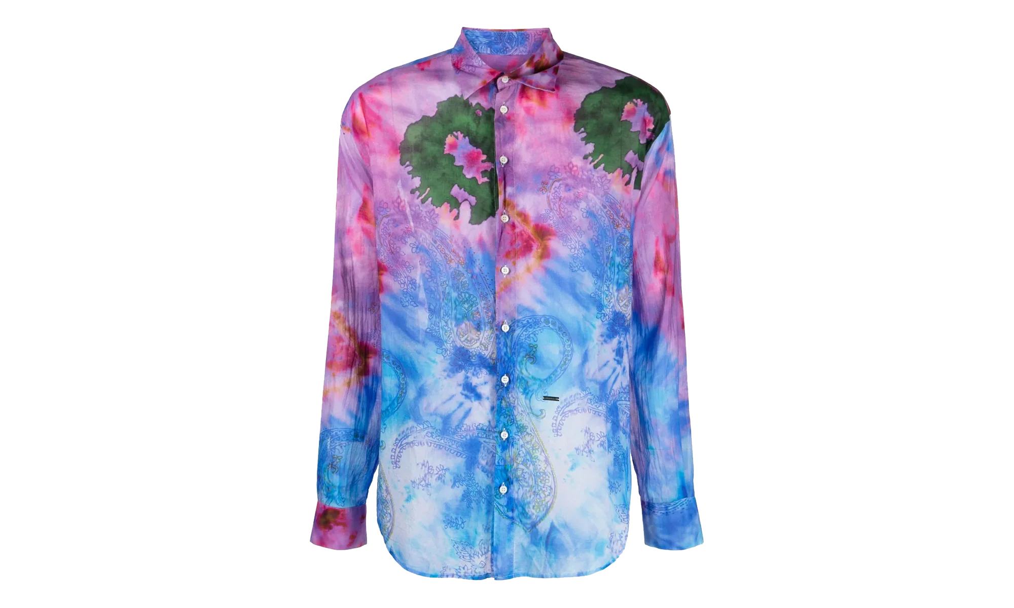 Azure Patterned Shirt "Multicolor" S71DM0614S76674002S