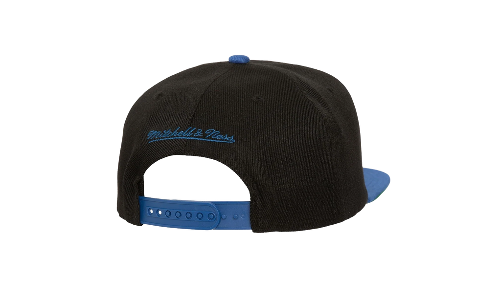 MLB Text Stack 1 Snapback Cap "Los Angeles Dodgers - Black" HS8525 LADBLCK