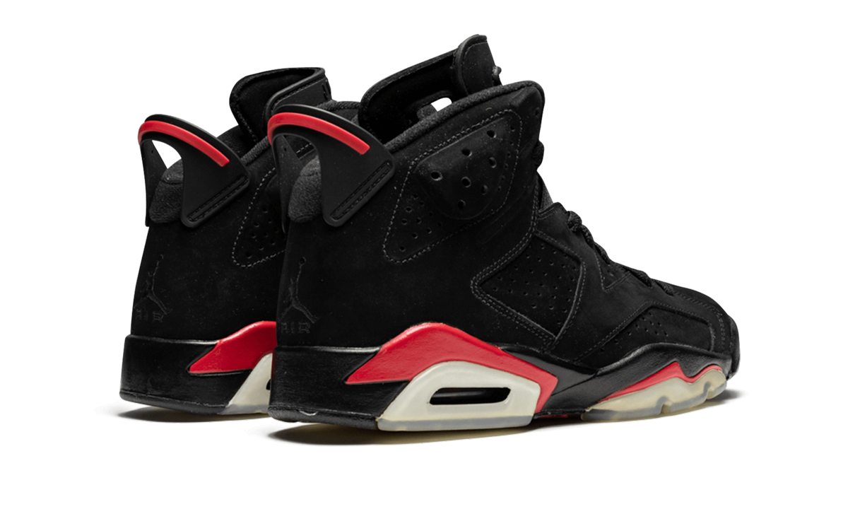 6 Retro "BLACK / VARSITY RED" 384664 061