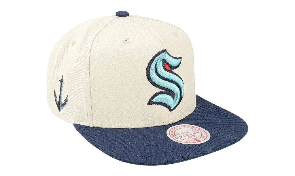 NHL Vintage Off-White Snapback Cap "Seattle Kraken - Off White" 6HSSSH22085 SKROFWH