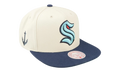 NHL Vintage Off-White Snapback Cap "Seattle Kraken - Off White" 6HSSSH22085 SKROFWH