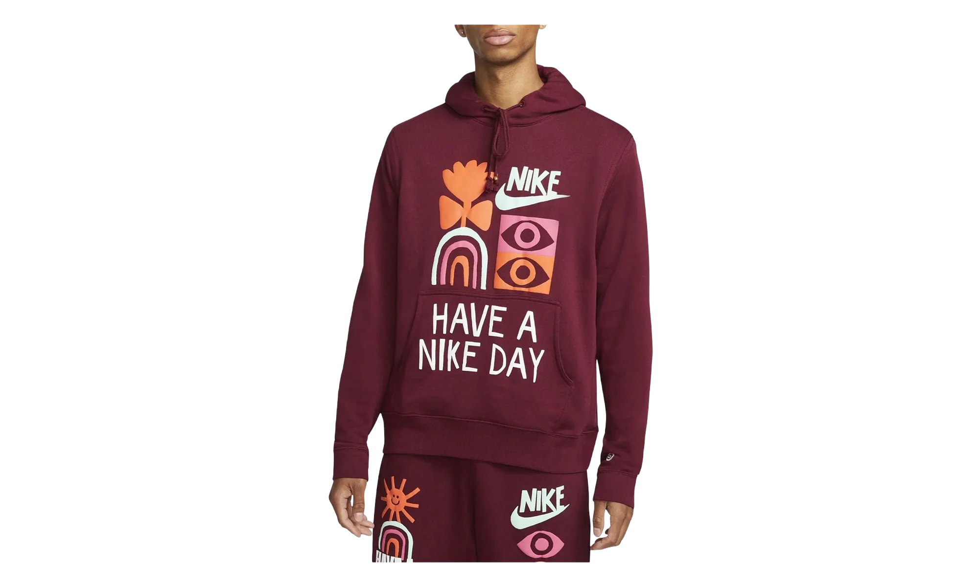Sportswear French Terry Pullover Hoodie "Dark Beetroot" DQ4171 638