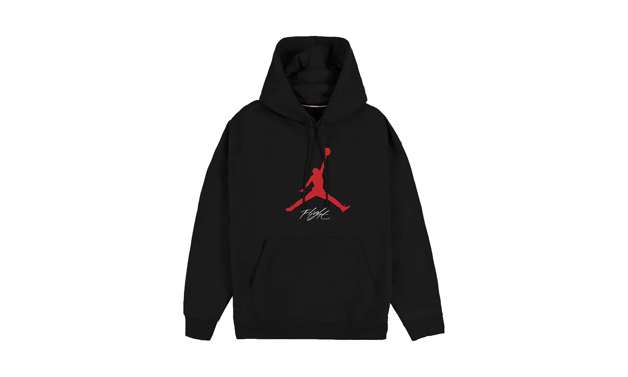 Jordan Essentials Fleece Hoodie "Black / Gym Red / Gym Red" FD7545 013