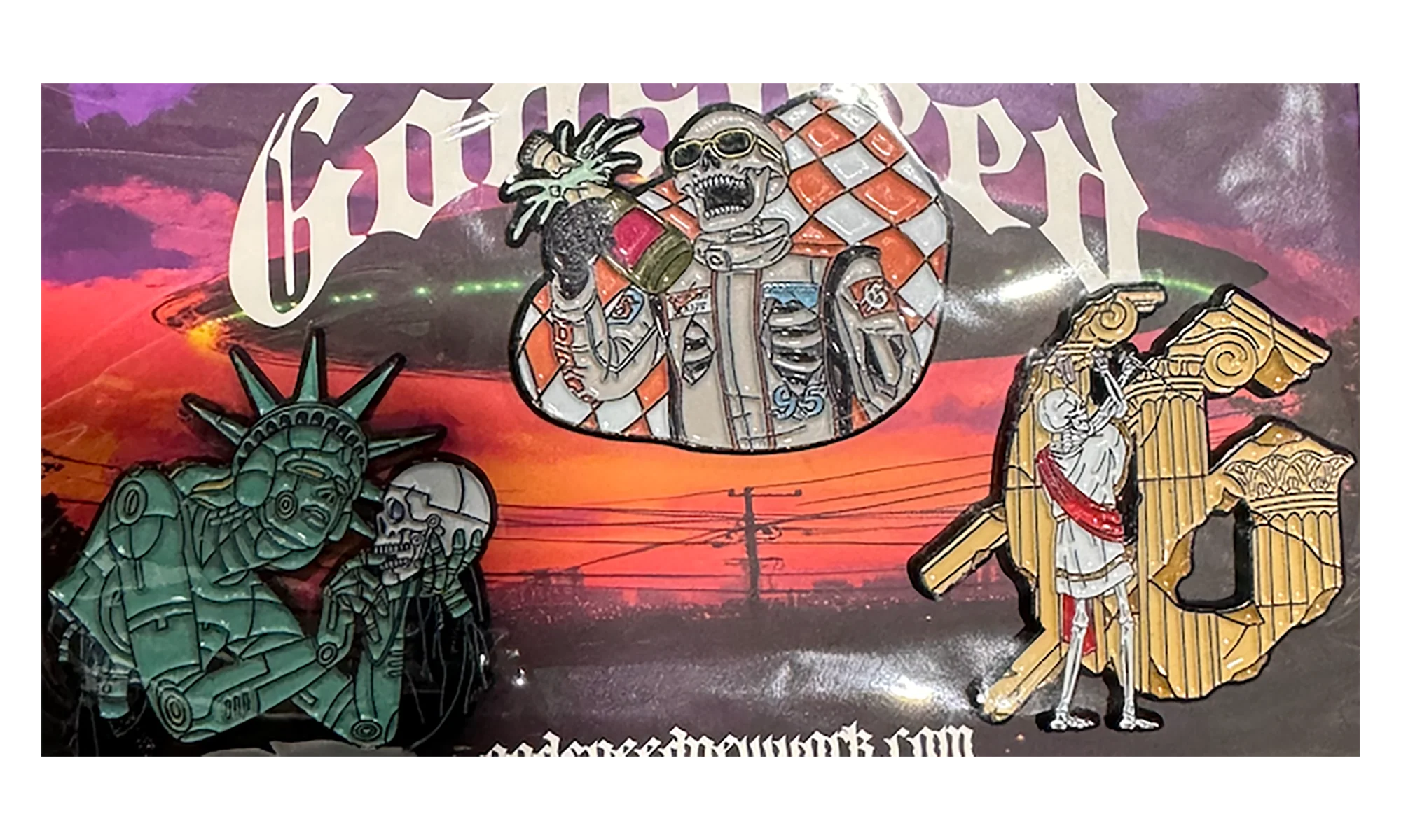 NYC Pins (3 Pieces) "Multicolor" GS045