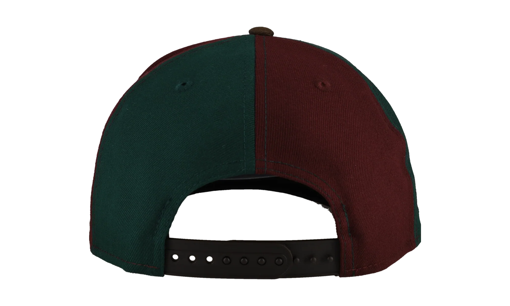 9FIFTY New York Mets Subway Series Pinwheel A Frame Snapback Hat "Black / Dark Green / Brown" NE217