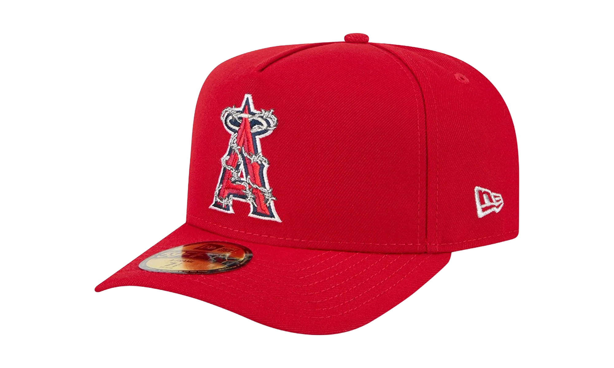 59FIFTY Anaheim Angels Fence A-Frame Fitted Hat "Red" 60693489