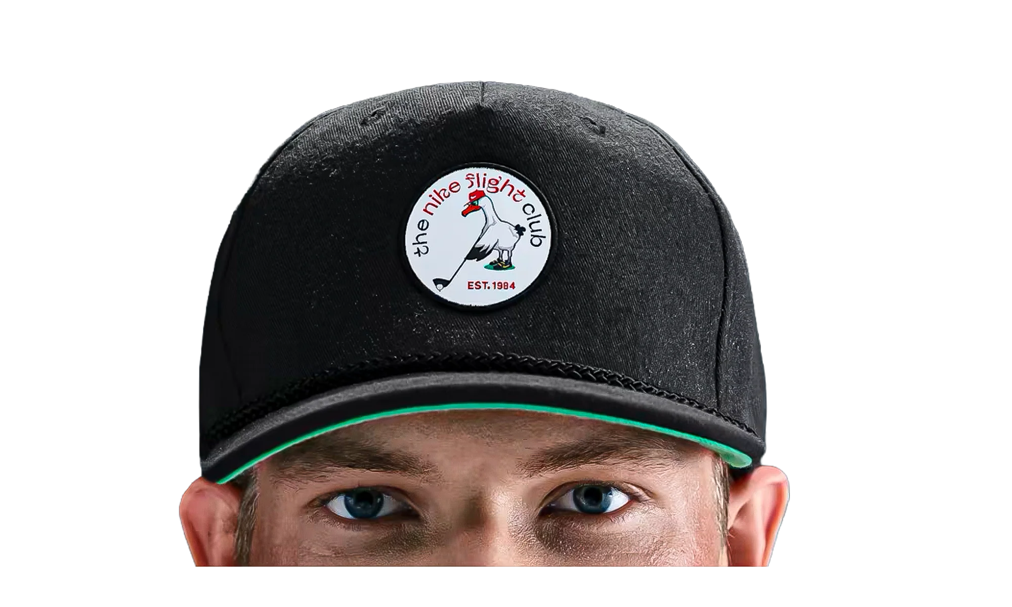 PRO ALBATROSS GRAPHIC GOLF HAT "Black / Stadium Green / Anthracite / White" HV7015 010