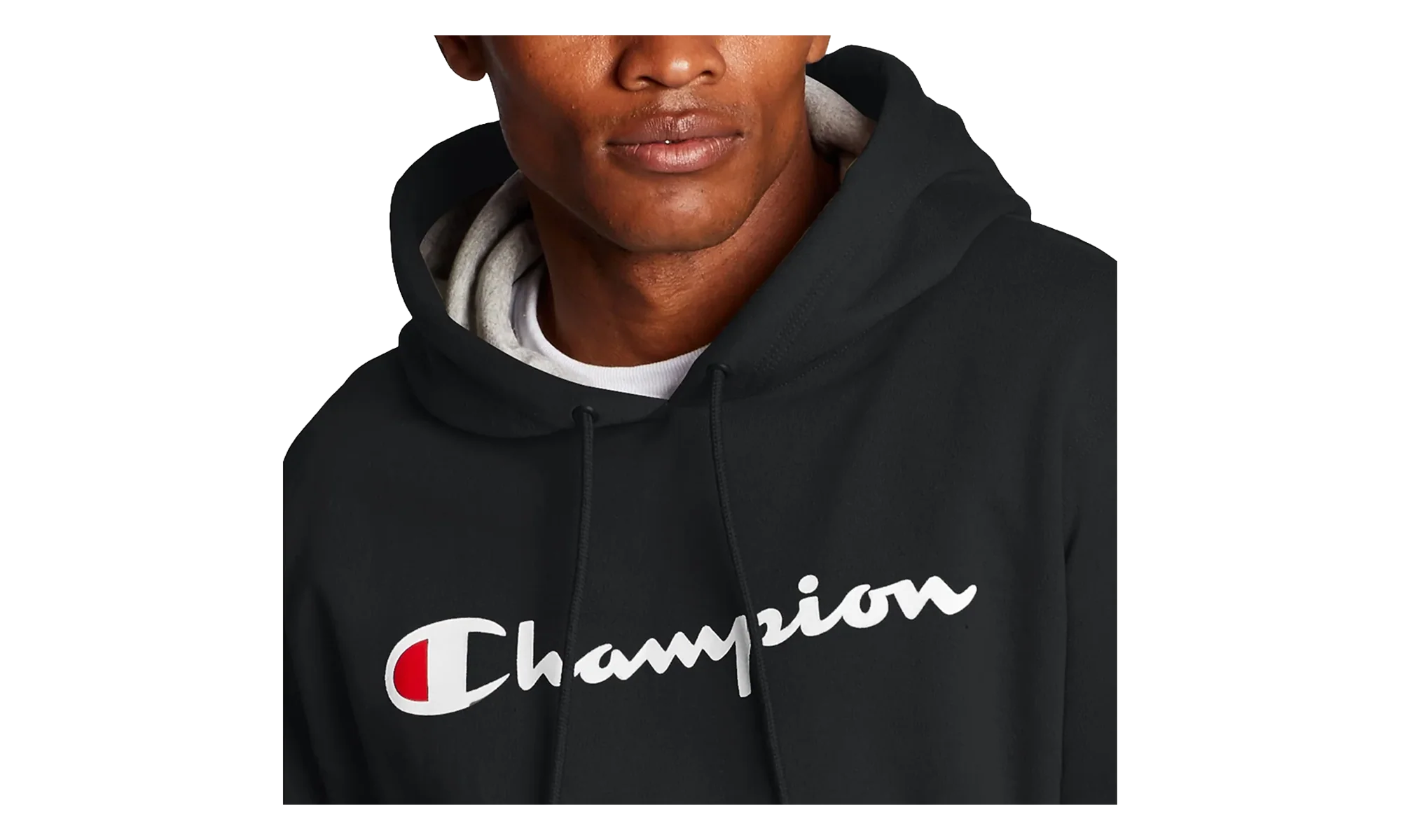 Powerblend Fleece Hoodie Script Logo "Black" GF89H Y06794BKC