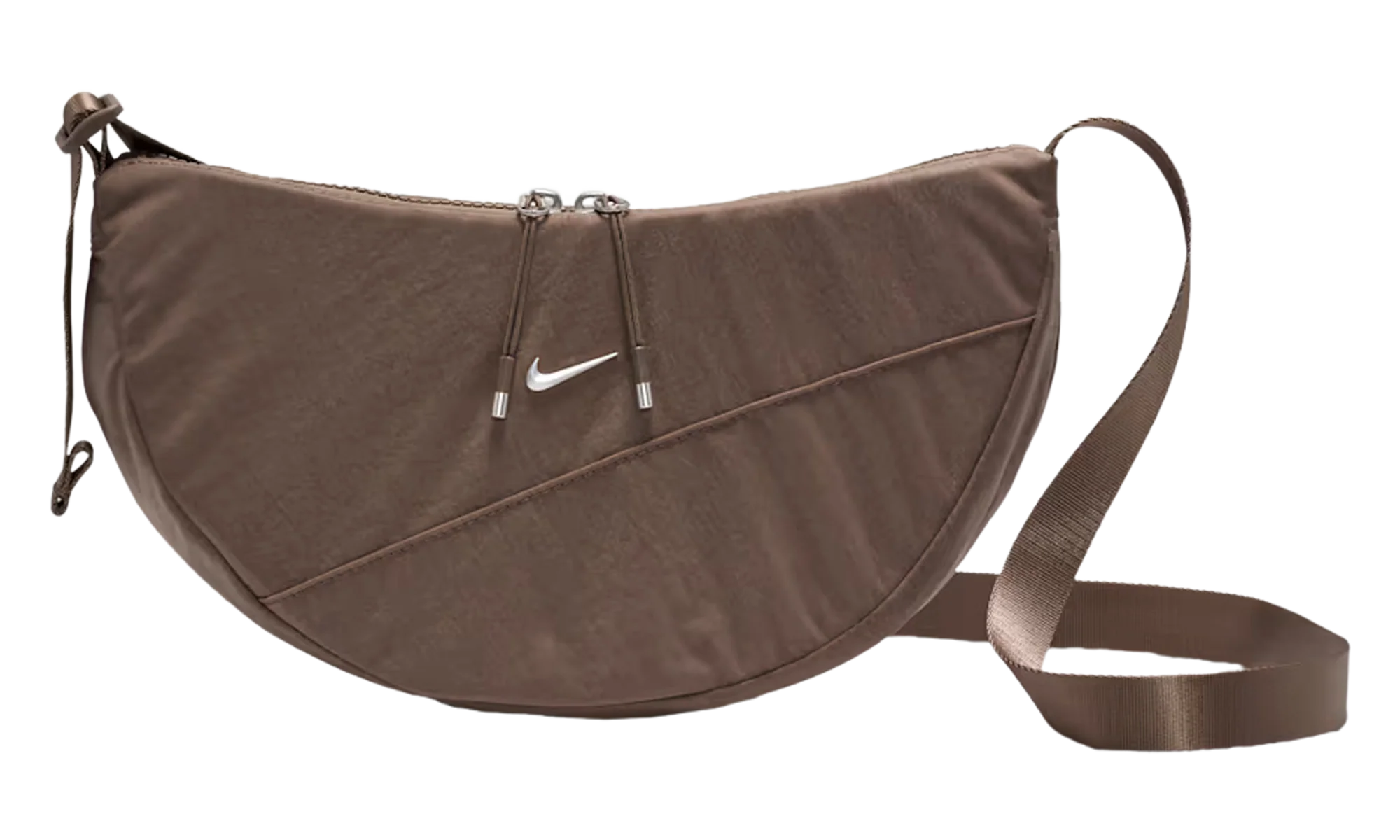 Aura Crescent Cross-Body Bag 4L "Mink Brown / Matte Silver" HQ4370 214