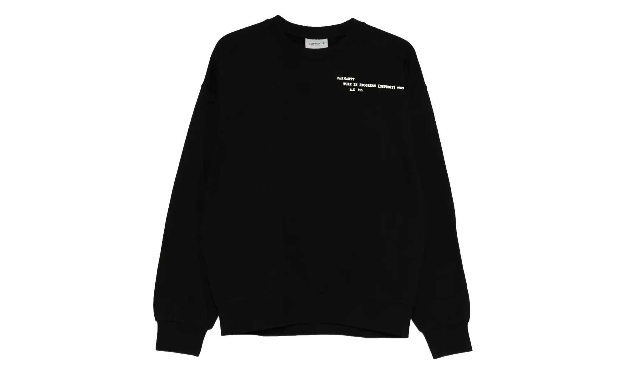 Punched Sweatshirt "Black" I036039 89XX