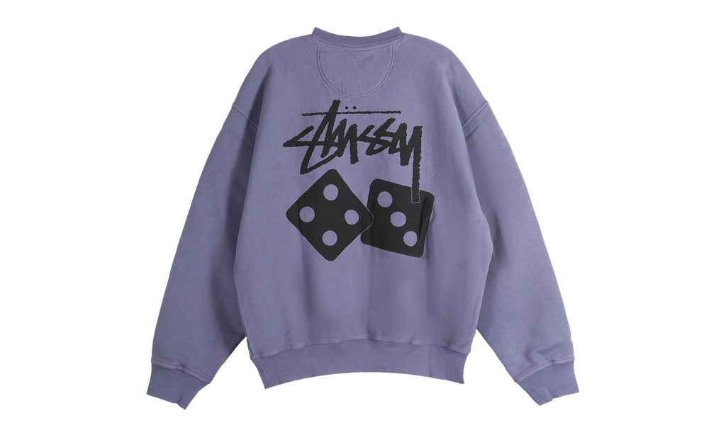 Dice Pig Dyed Crew Sweatshirt "GRAPE" 1915077 GRPE