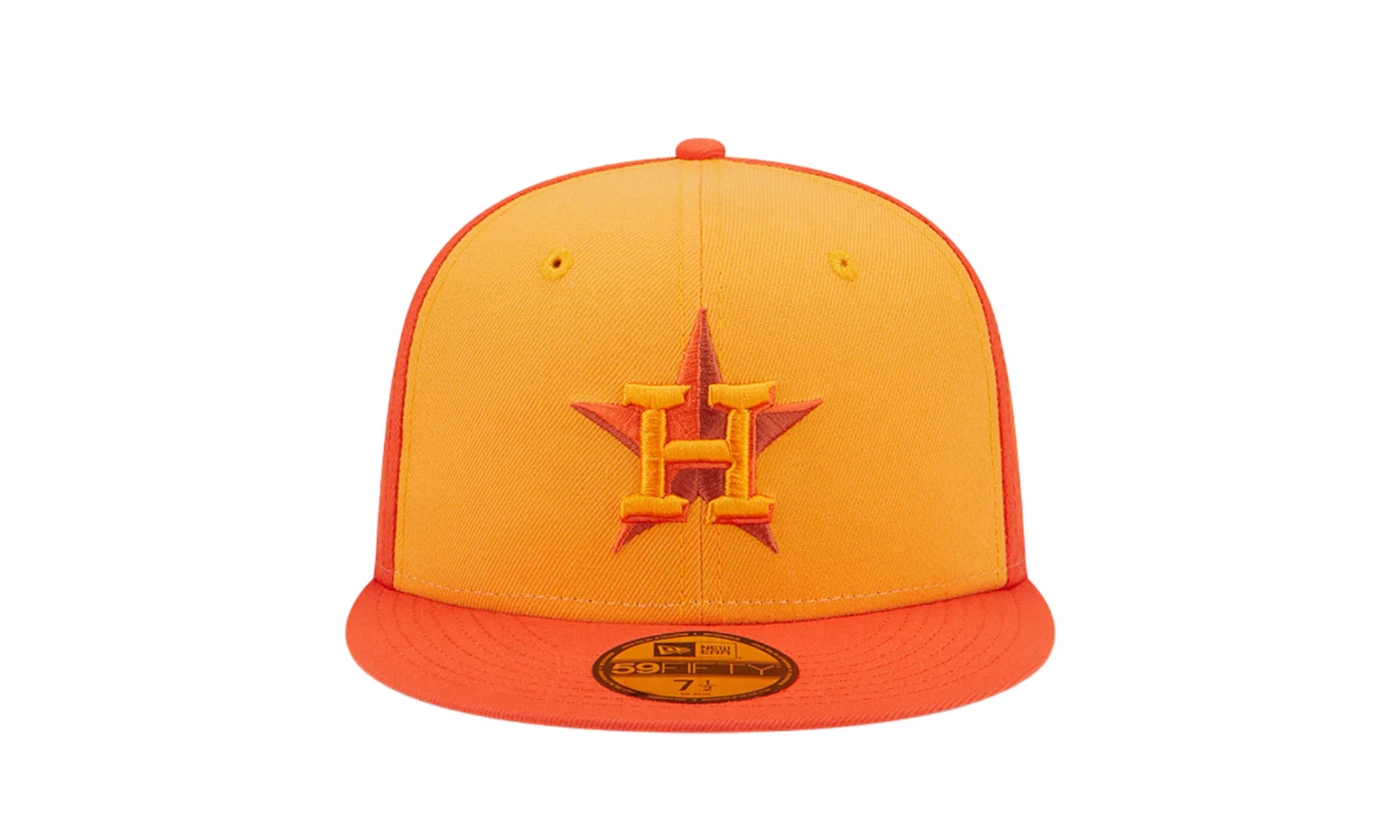 Houston Astros Tri-Tone Team 59FIFTY Fitted Hat "Orange" 60355909