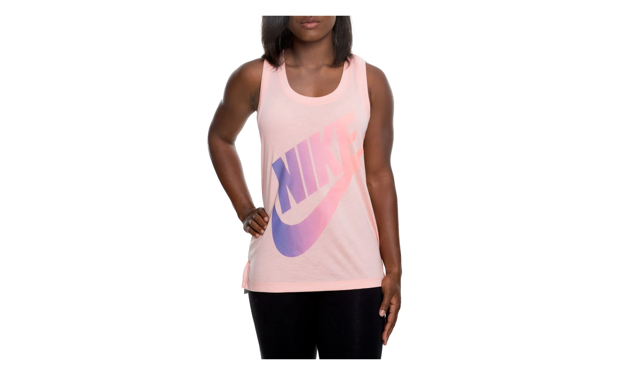 Sportswear Tank Top Logo Futura WMNS"Bleached Coral/ Purple Slate" 890754 697