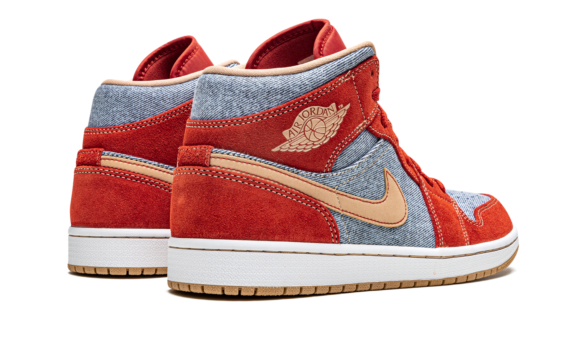 1 Mid SE "Denim Red Suede" DM4352 600