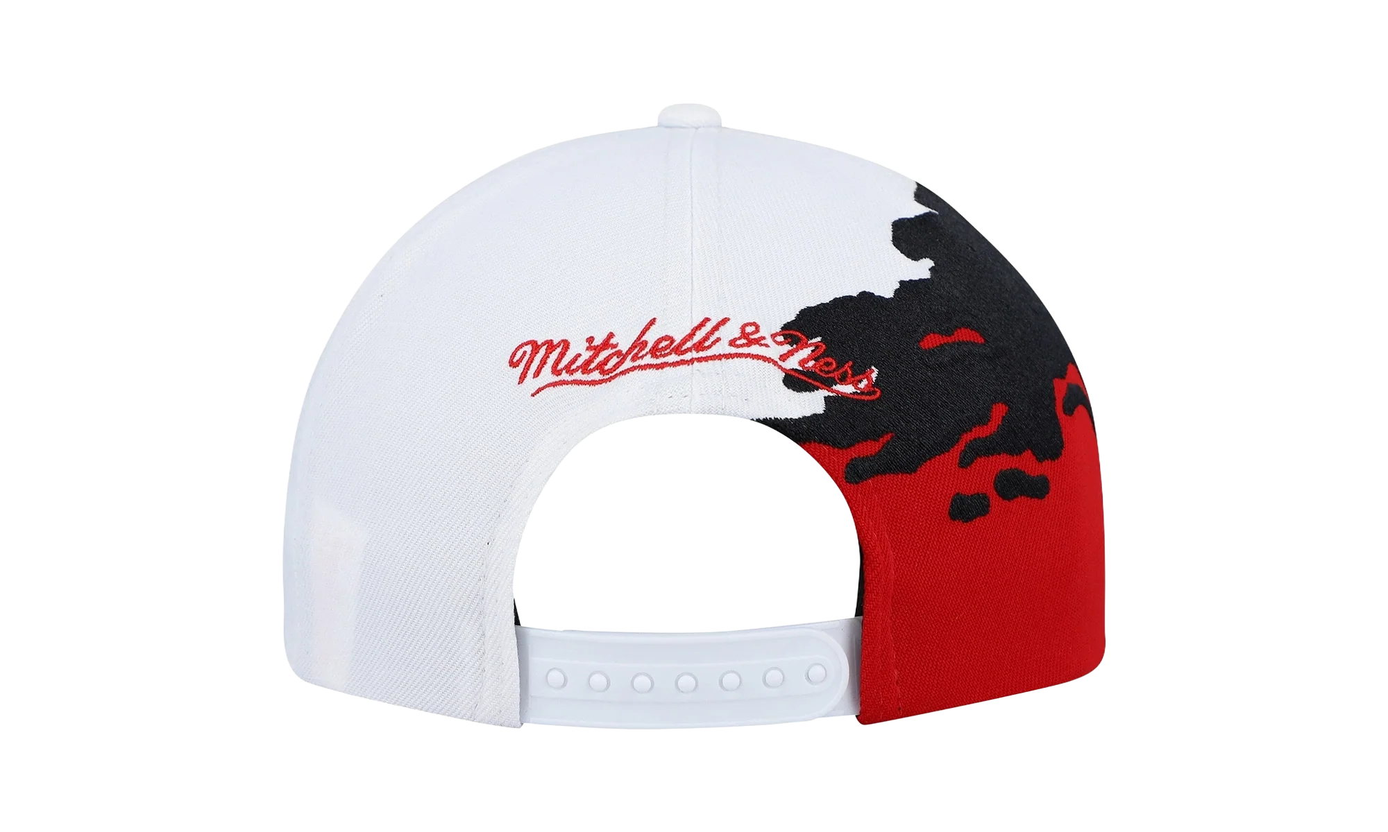 NCAA Paintbrush Snapback Cap "Ohio State Buckeyes - White / Red" HHSS3302 OSTYYPPPWHRD