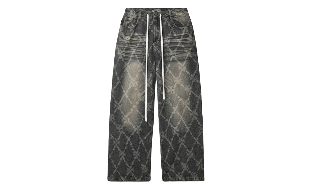 Ironwork Denim Pants "Black" VAL99