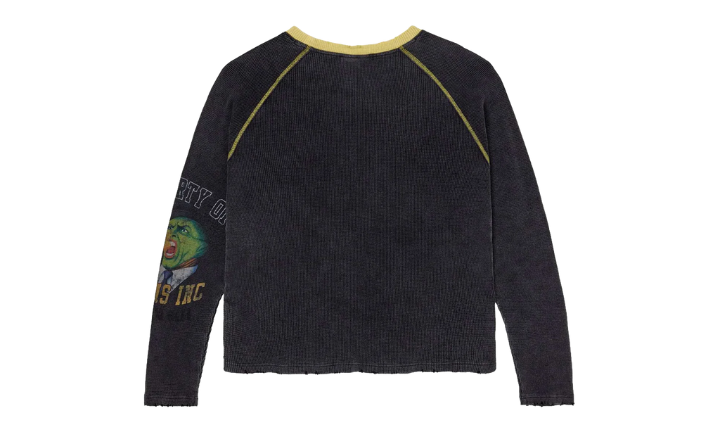Lost and Found Thermal Sweatshirt "Black" VAL126