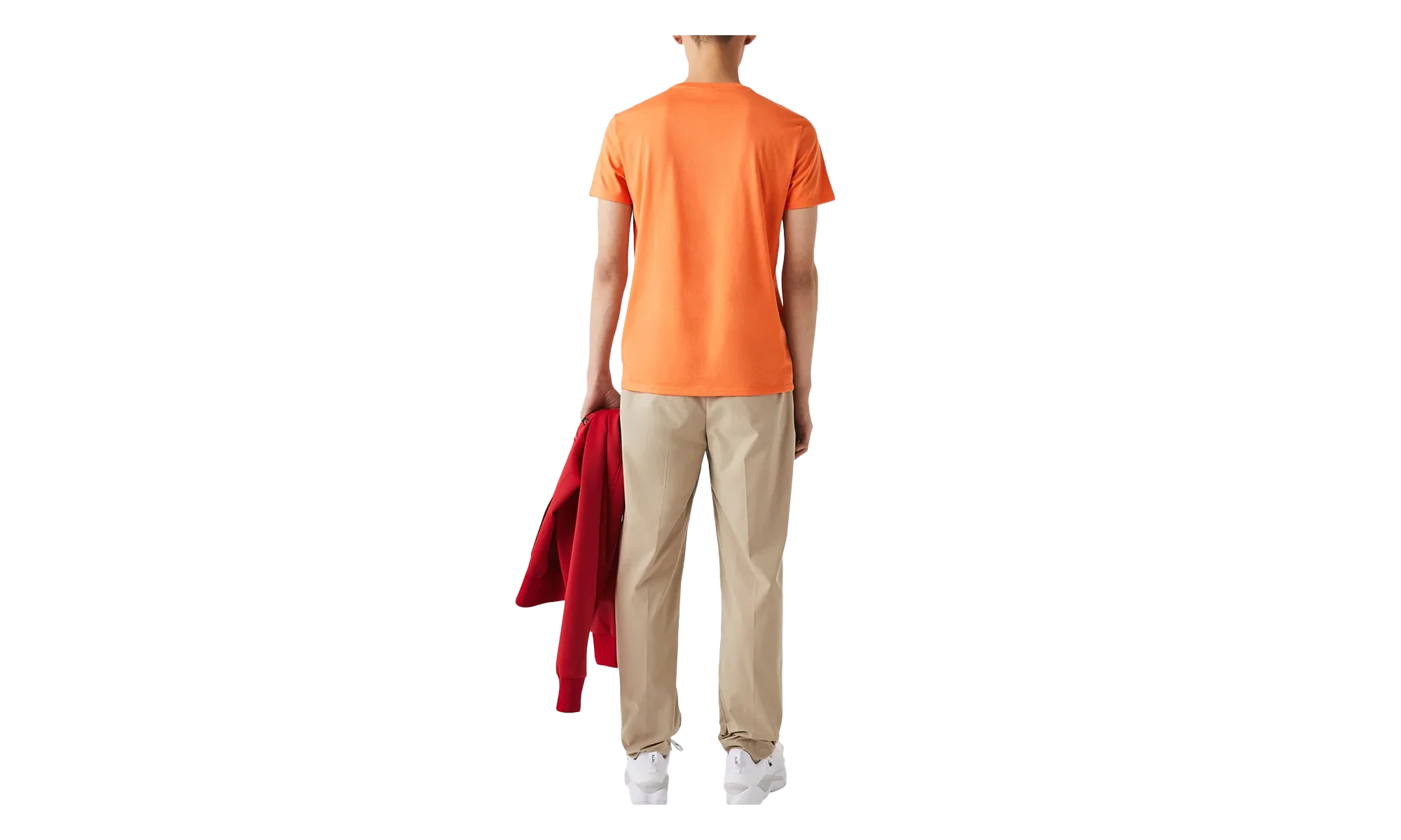 Crew Neck Pima Cotton Jersey T-shirt "Orange" TH6709 NPB