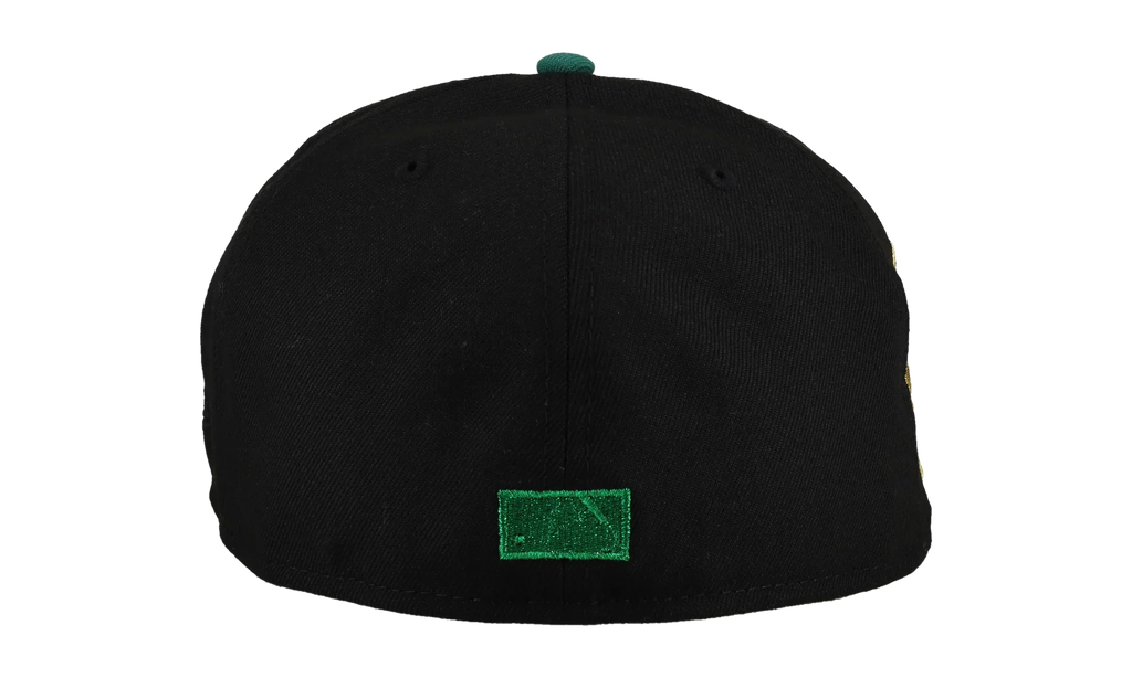 59FIFTY New York Yankees 1999 WS Fitted Hat "Metallic Script - Black / Green / Gold" 123451298979
