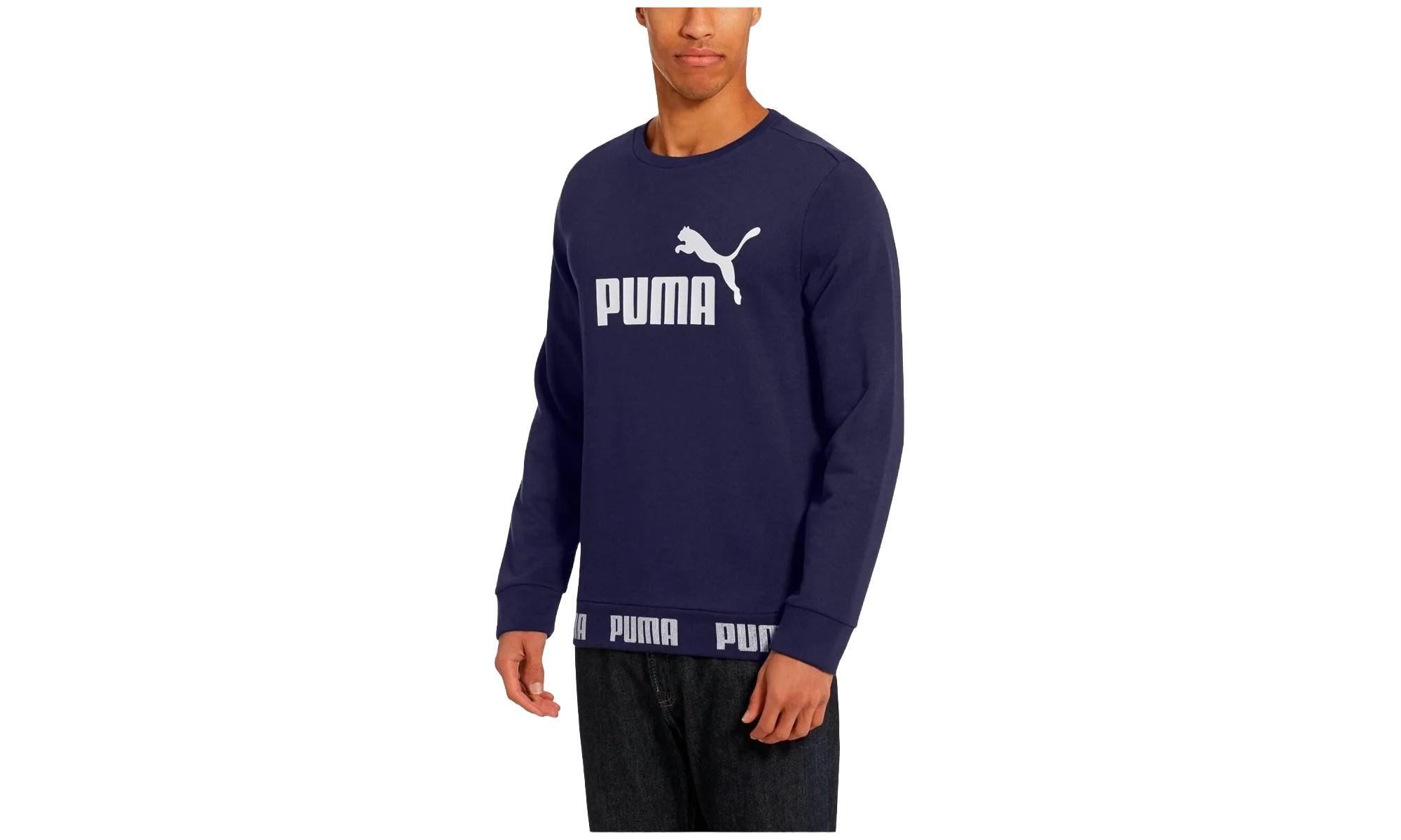 Amplified Crewneck Sweatshirt "Peacoat" 854736 06