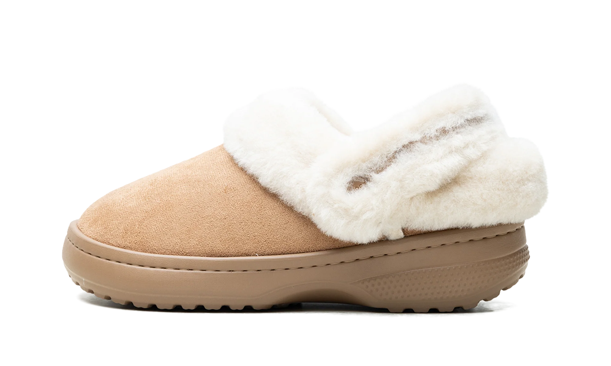 Classic Unfurgettable Vegan Suede Clog "Sepia" 212106 2EY