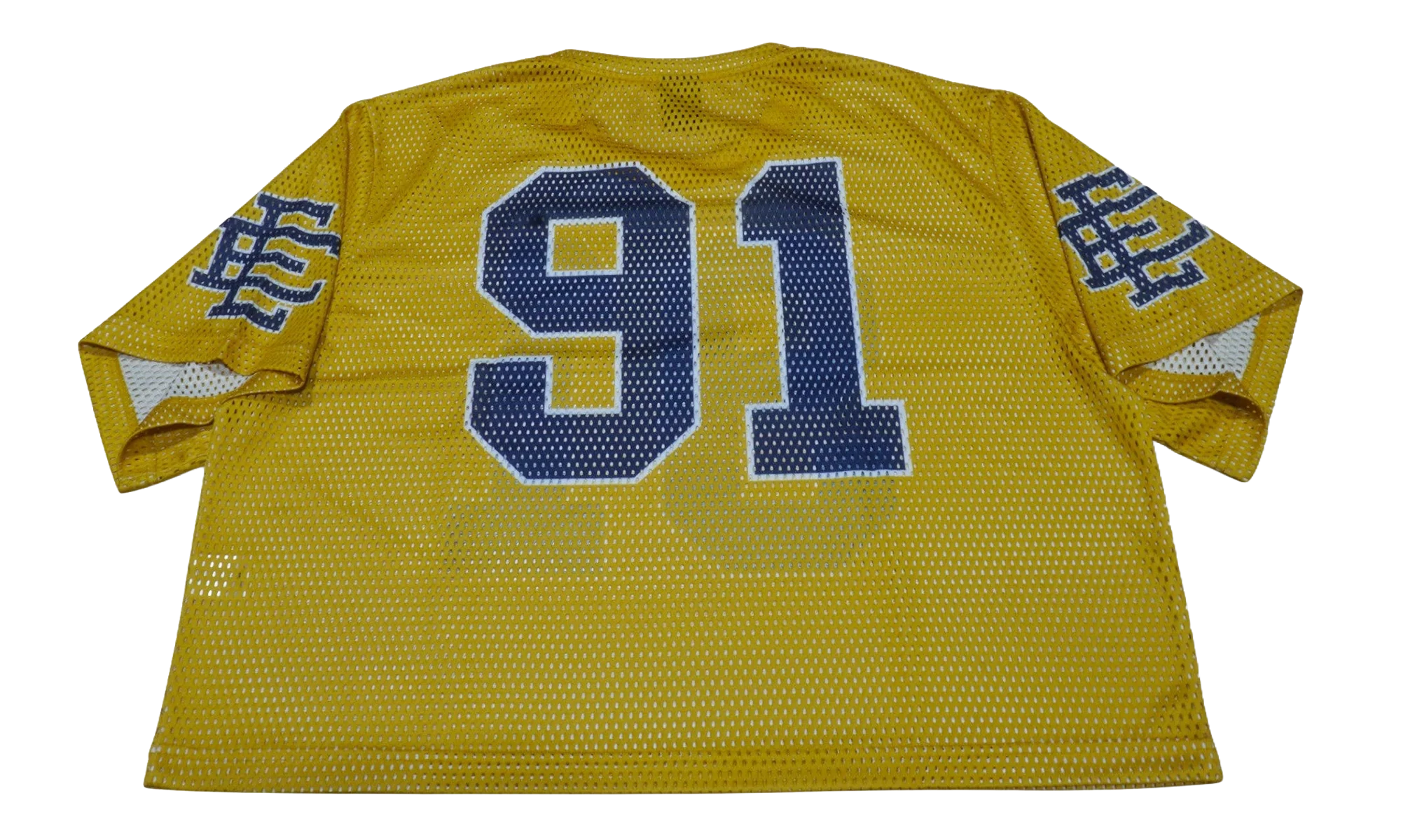 EE CROPPED JERSEY CORE MESH "Yellow/ Navy" EE745