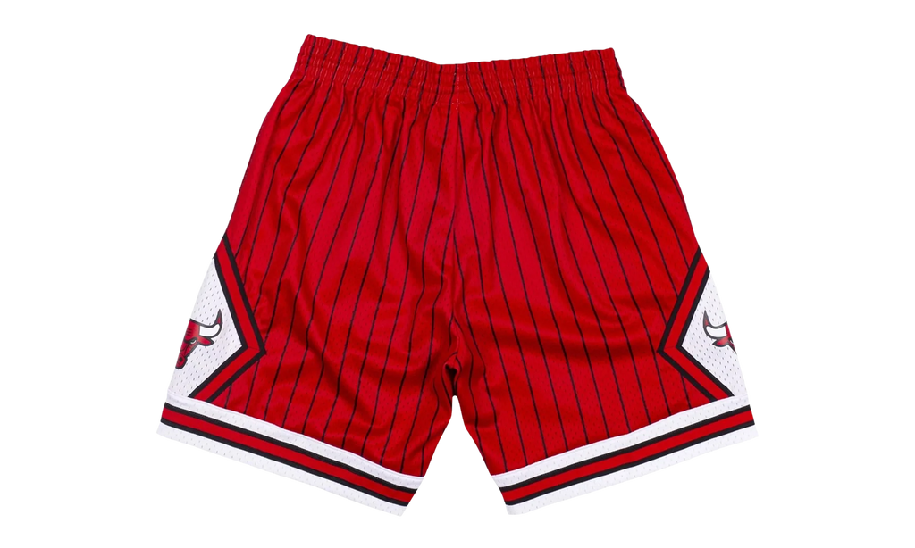 NBA Reload Swingman Shorts "1995 Chicago Bulls - Scarlet" SMSHAC19153 CBUSCAR95