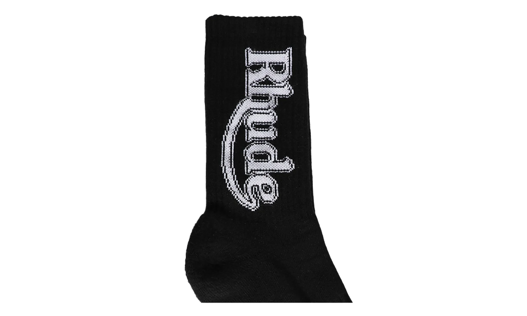 Vertical Race Track Sock "Black / White" RHFW25SO05750 3028