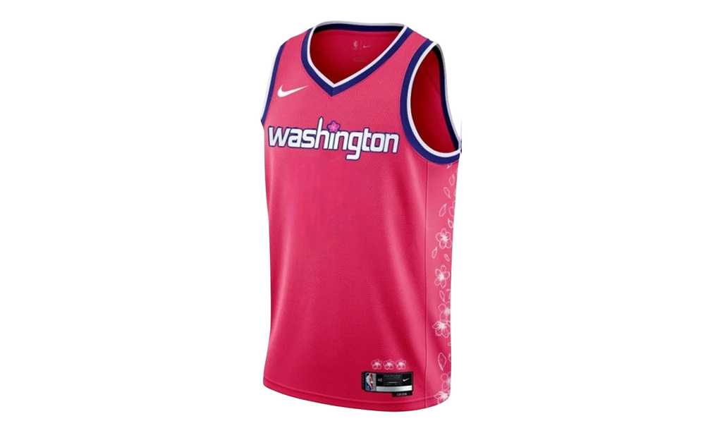 NBA Washington Wizards Cherry Blossom City Jersey "Dynamic Pink" DO9647 682