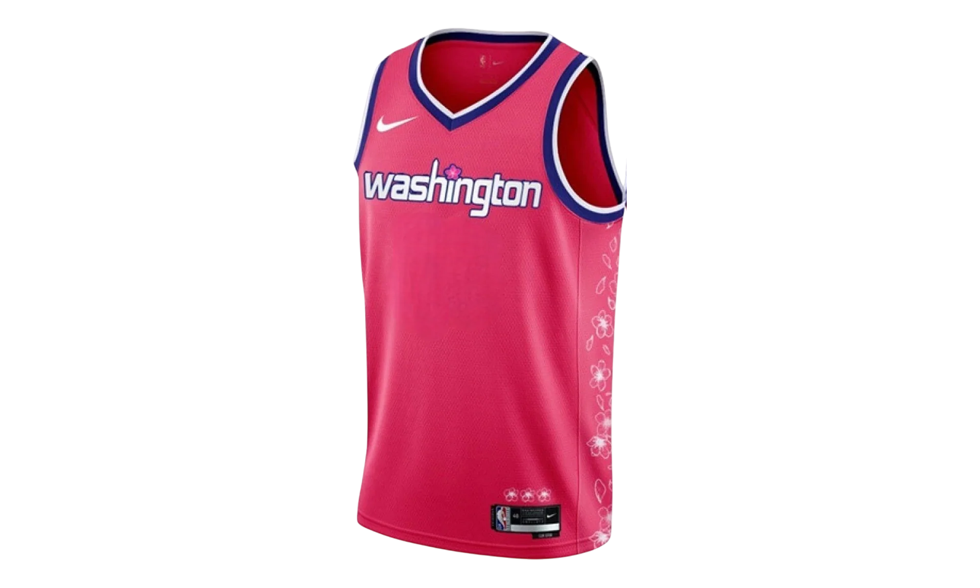 NBA Washington Wizards Cherry Blossom City Jersey "Dynamic Pink" DO9647 682