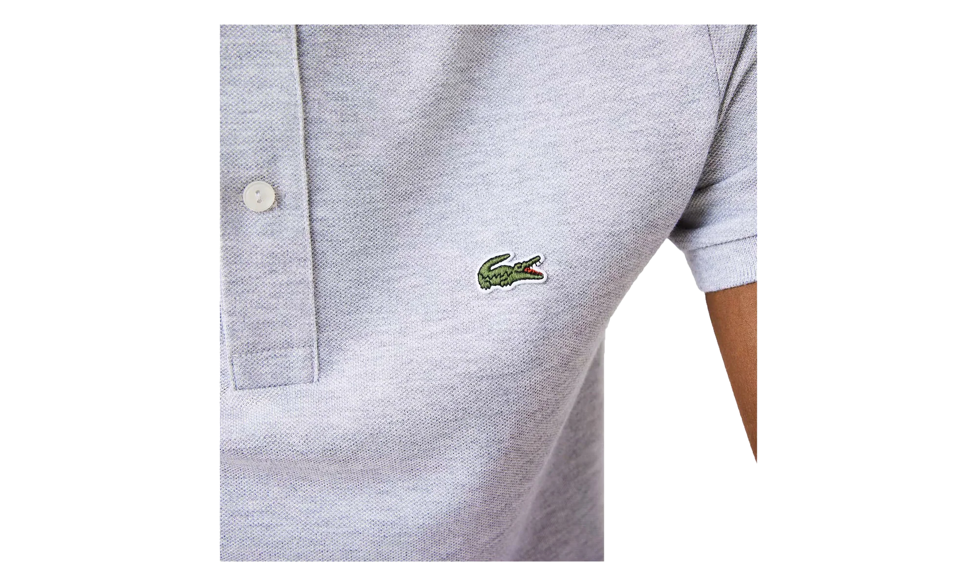 Slim Fit Petit Piqué Polo T-Shirt "Grey Chine" PH4012 CCA