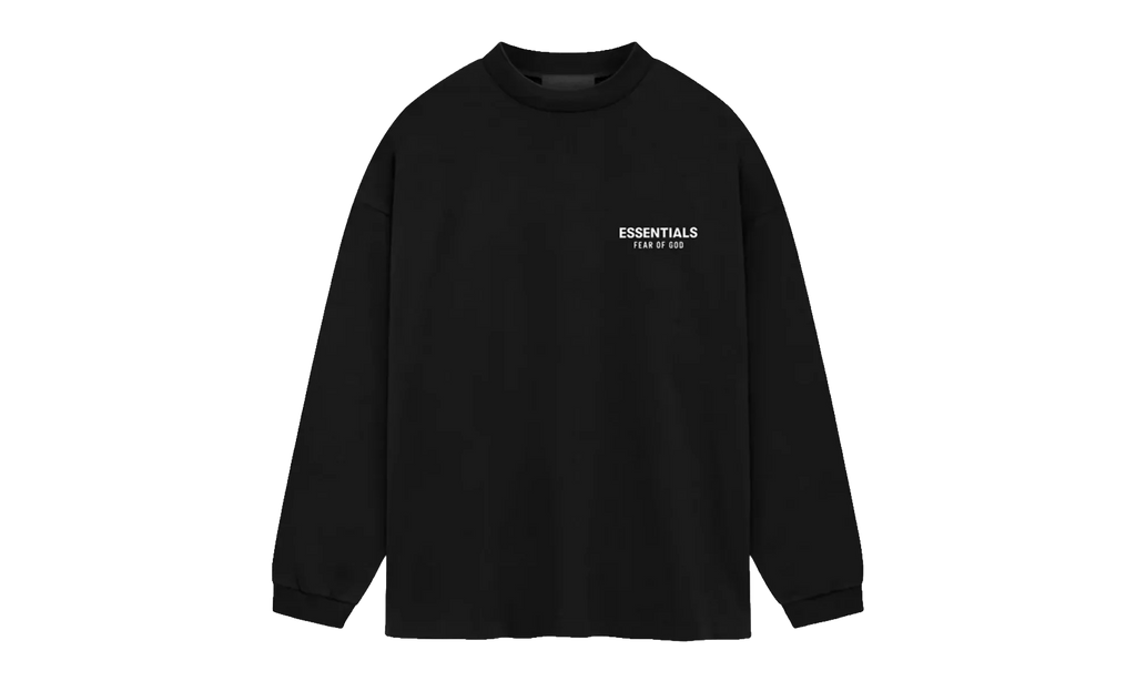 Jersey Long-Sleeve Sweatshirt "Black" 125HO244370F