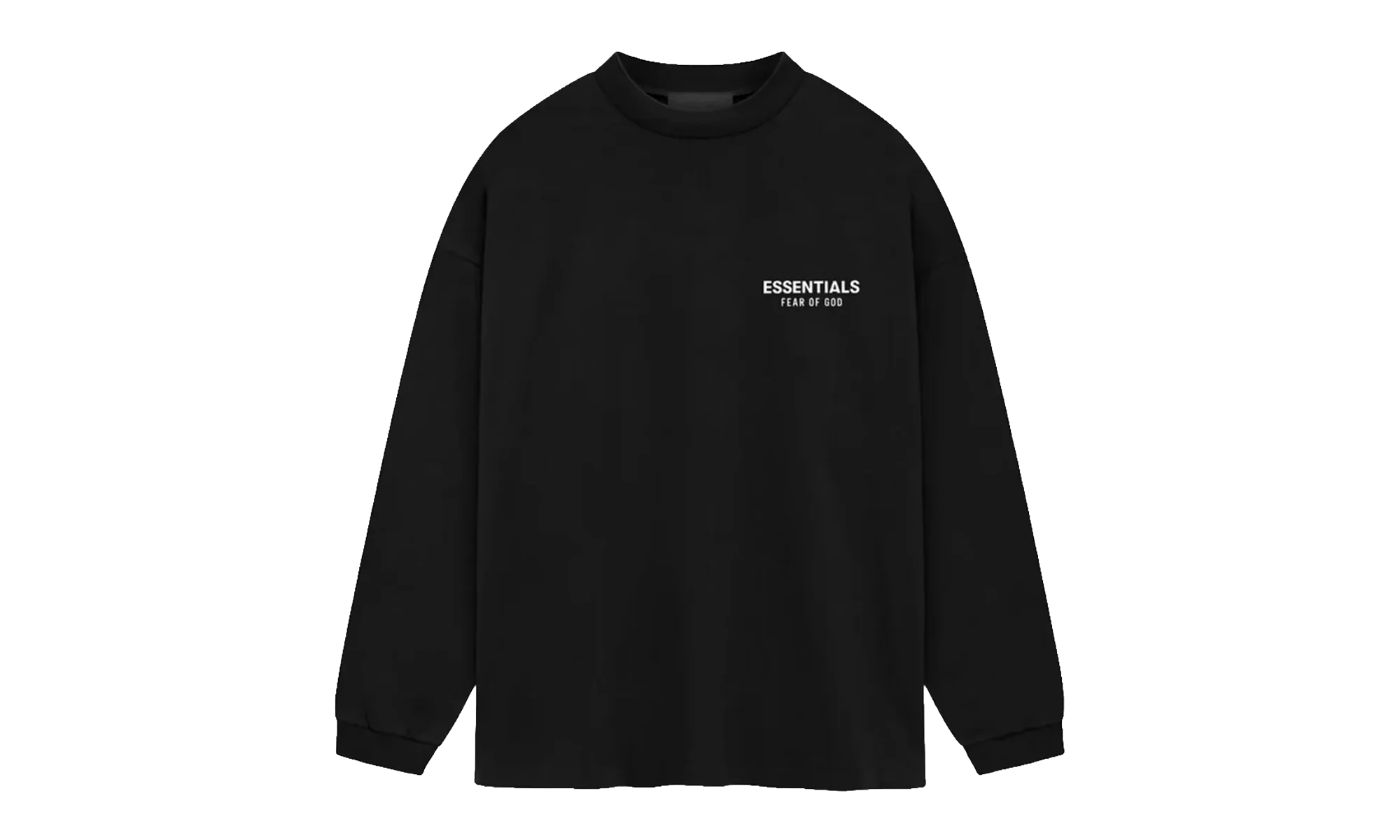 Jersey Long-Sleeve Sweatshirt "Black" 125HO244370F