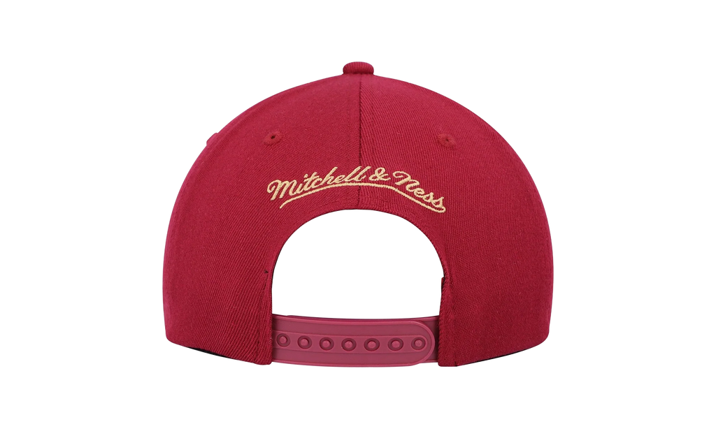 NBA Team 2 Tone 2.0 Stretch Snapback Cap "Cleveland Cavaliers - Red / Gold" HHSS3265 CCAYYPPPRDGD