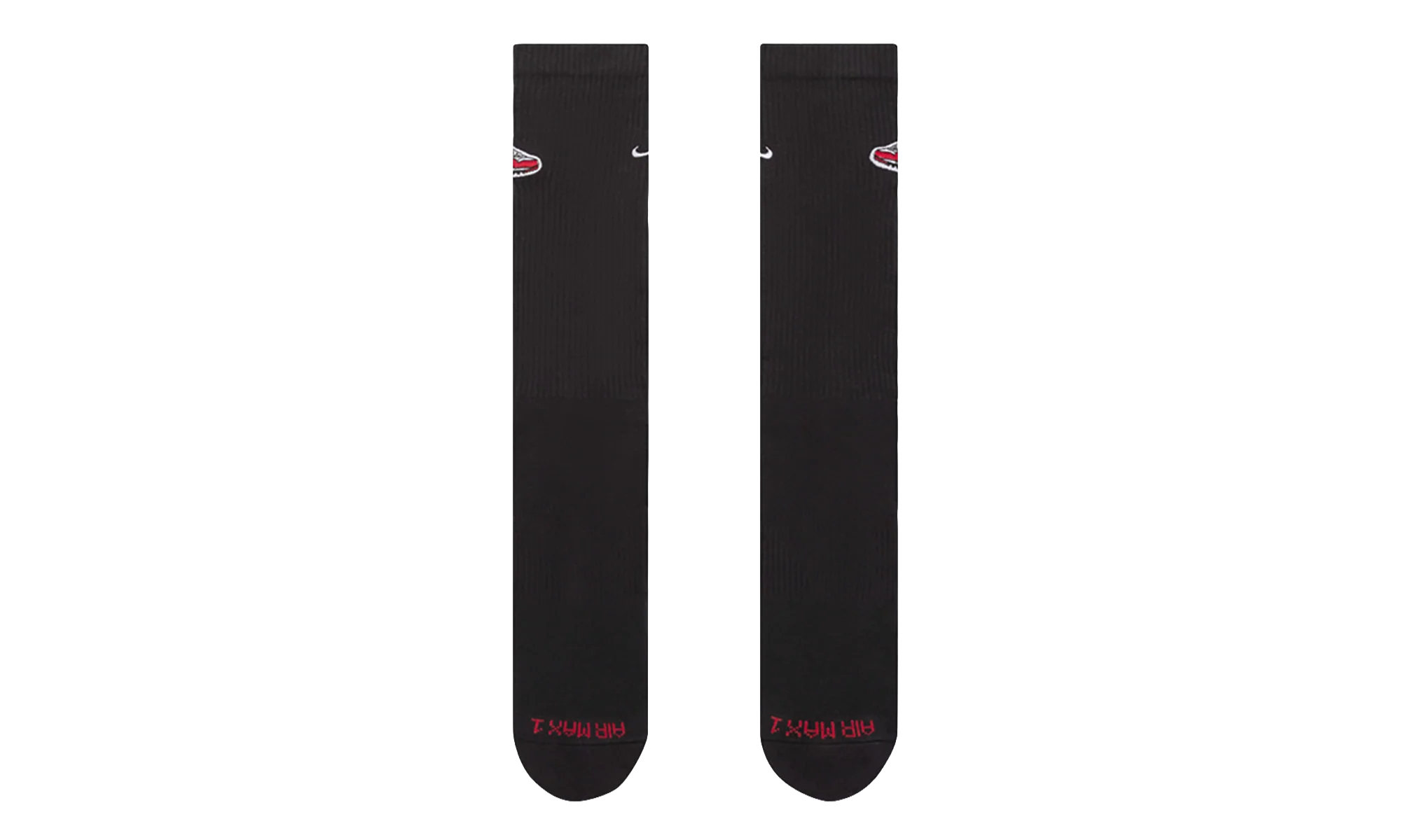 Everyday Plus Cushioned Crew Socks (1 Pair) "Black / White" FQ0327 010