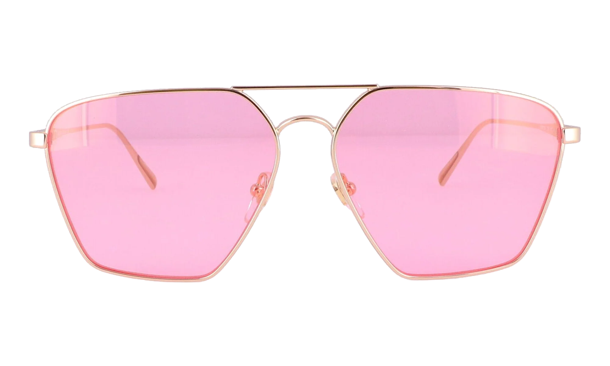 Rectangle Sunglasses "Shiny Gold" MCM130S-726
